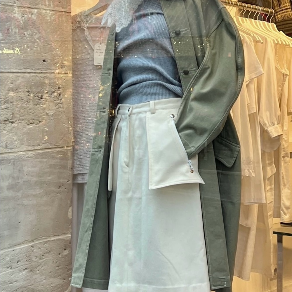 Daniel Hechter Cream Midi Skirt